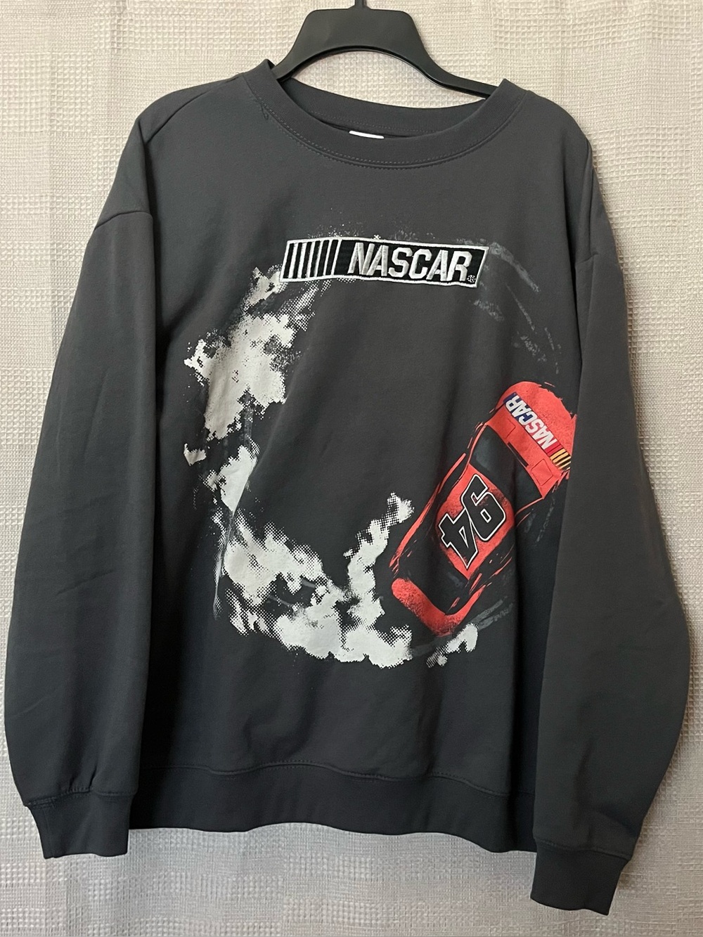 New Without Tags NASCAR black crewneck sweatshirt Size M #racing #motorsport